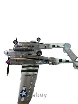 118 21st Century Toys P-38 Lightning Wine, Women & Song WWII D-Day Stripes