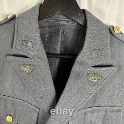 1930s Pre WWII US Army Air Corps Aviation Cadet Uniform Gaberdine Jacket