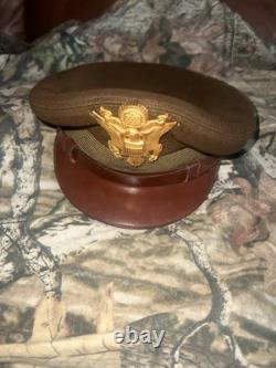 1940's Army Air Corp Flight Ace Crusher Cap