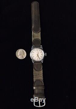 1940's Elgin Military A-11 WW2 Wrist Watch US Army / Air Force 685 18 Jewel