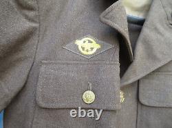 1940's WWII US Army Air Corps Jacket Pants Shirt Hat Medals Pins
