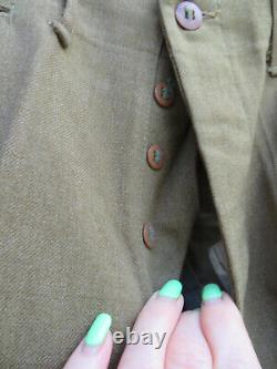 1940's WWII US Army Air Corps Jacket Pants Shirt Hat Medals Pins