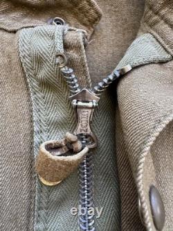 1940s Vtg A-4 US Army Air Force sz 44 Flight Suit Coveralls 40s