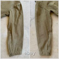 1940s Vtg A-4 US Army Air Force sz 44 Flight Suit Coveralls 40s