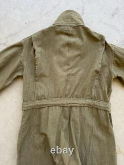 1940s Vtg A-4 US Army Air Force sz 44 Flight Suit Coveralls 40s