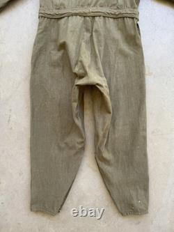 1940s Vtg A-4 US Army Air Force sz 44 Flight Suit Coveralls 40s