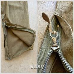 1940s Vtg A-4 US Army Air Force sz 44 Flight Suit Coveralls 40s