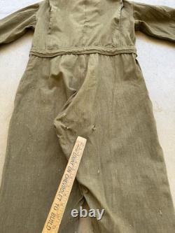 1940s Vtg A-4 US Army Air Force sz 44 Flight Suit Coveralls 40s
