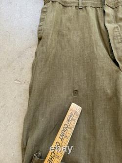 1940s Vtg A-4 US Army Air Force sz 44 Flight Suit Coveralls 40s