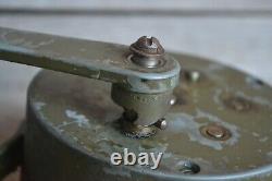 1940s WWII Army Military Federal Electric Co Hand Crank Air Raid Siren Original