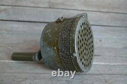 1940s WWII Army Military Federal Electric Co Hand Crank Air Raid Siren Original