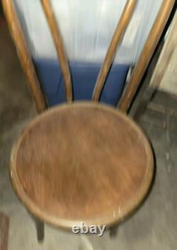 1940s WWII US Army Air Force Wooden Chair East Proc Dis Army Air Forces