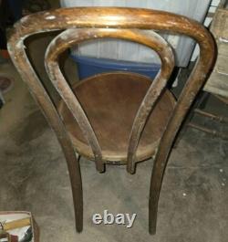1940s WWII US Army Air Force Wooden Chair East Proc Dis Army Air Forces