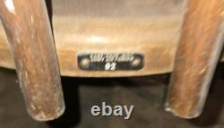 1940s WWII US Army Air Force Wooden Chair East Proc Dis Army Air Forces
