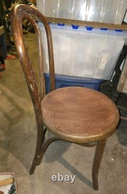 1940s WWII US Army Air Force Wooden Chair East Proc Dis Army Air Forces