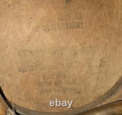 1940s WWII US Army Air Force Wooden Chair East Proc Dis Army Air Forces