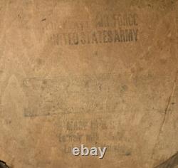 1940s WWII US Army Air Force Wooden Chair East Proc Dis Army Air Forces