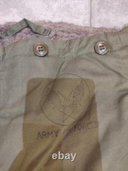 1940s WWII U. S. Army Air Forces Type A-9 Flight Pants Size 40 Alpaca Wool Lined