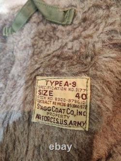 1940s WWII U. S. Army Air Forces Type A-9 Flight Pants Size 40 Alpaca Wool Lined