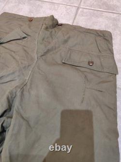 1940s WWII U. S. Army Air Forces Type A-9 Flight Pants Size 40 Alpaca Wool Lined