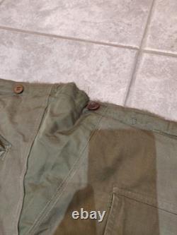 1940s WWII U. S. Army Air Forces Type A-9 Flight Pants Size 40 Alpaca Wool Lined