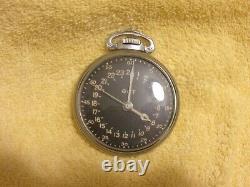 1941 Elgin GCT WWII Vintage Air Force Watch U. S. Army A. C Pocket Watch
