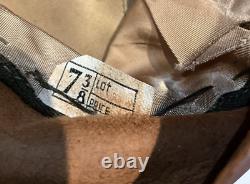 1941 Named WWII US ARMY AIR FORCE NCO ENLISTED MEN CRUSHER FLYING HAT CAP 7 3/8