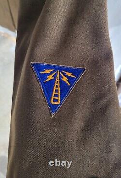 1941 WWII US ARMY AIR CORP UNIFORM JACKET COAT CBI CHINA BURMA INDIA size 38L