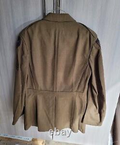 1941 WWII US ARMY AIR CORP UNIFORM JACKET COAT CBI CHINA BURMA INDIA size 38L