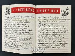 1941 vintage WWII DIARY lebanon pa WILSON HARTZELL army air forces LIFE SERVICE