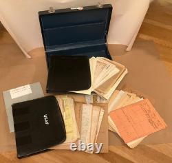 1942-1958 US Military Army Air Corps Pilot WWII Papers Briefcase Lt Stanley Wade
