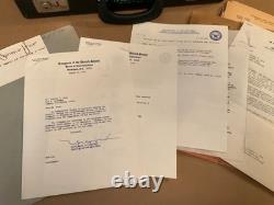 1942-1958 US Military Army Air Corps Pilot WWII Papers Briefcase Lt Stanley Wade