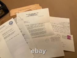 1942-1958 US Military Army Air Corps Pilot WWII Papers Briefcase Lt Stanley Wade