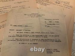 1942-1958 US Military Army Air Corps Pilot WWII Papers Briefcase Lt Stanley Wade