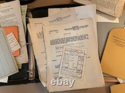 1942-1958 US Military Army Air Corps Pilot WWII Papers Briefcase Lt Stanley Wade