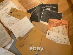 1942-1958 US Military Army Air Corps Pilot WWII Papers Briefcase Lt Stanley Wade