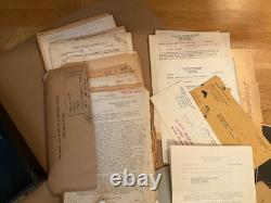 1942-1958 US Military Army Air Corps Pilot WWII Papers Briefcase Lt Stanley Wade