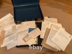 1942-1958 US Military Army Air Corps Pilot WWII Papers Briefcase Lt Stanley Wade