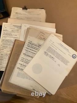 1942-1958 US Military Army Air Corps Pilot WWII Papers Briefcase Lt Stanley Wade