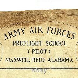 1942 Army Air Force Pilot Pbk Book AAF School UPPER CLASS Maxwell Field AL WWII