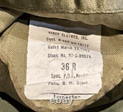1942 Original WWII U. S. Army Or Air Corps Jacket Spencer Style