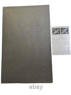 1942 WWII Army Air Force Silhouette 172 Model Japan Mitsubishi T-96 N. H. B