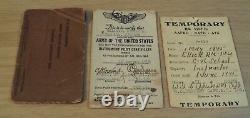 1943-45 WWII Photo ID Folder/PILOT Flying CARD-INSTRUCTOR C-46ARMY AIR CORPS