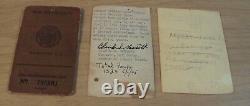 1943-45 WWII Photo ID Folder/PILOT Flying CARD-INSTRUCTOR C-46ARMY AIR CORPS