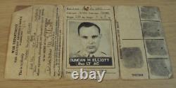 1943-45 WWII Photo ID Folder/PILOT Flying CARD-INSTRUCTOR C-46ARMY AIR CORPS