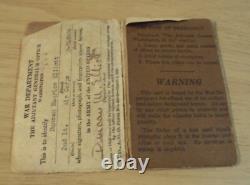 1943-45 WWII Photo ID Folder/PILOT Flying CARD-INSTRUCTOR C-46ARMY AIR CORPS