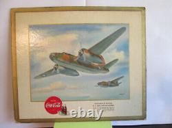 1943 Coca-Cola WWII U. S. Army-Air Force/U. S. Navy Poster Boards, William Heaslip