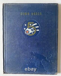 1943 DOWN UNDER WW-II US Army Air Force AAF YEARBOOK AUS. & New Guinea
