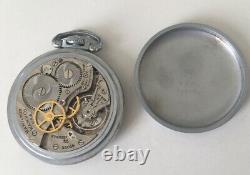 1943 HAMILTON WW2 US ARMY Air Force Military 4992B Pocket Watch 22 Jewels + Case