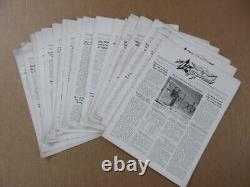 1943 Peterson Field Army Air Base Newspaper Lot of 22 WWII AAF Colorado Springs